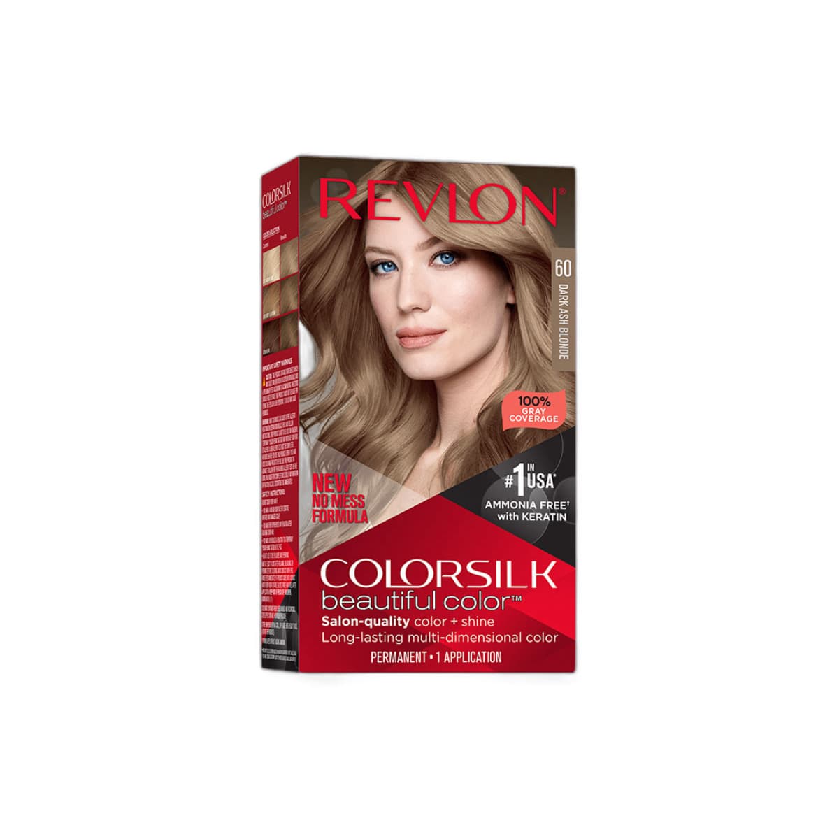 Revlon Color Silk beautiful hair Color 60 Dark Ash blonde - Emart Skincare Bangladesh