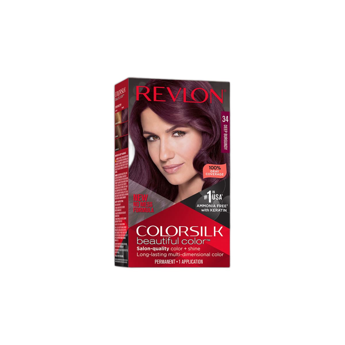 Revlon Colorsilk Hair Color Deep Burgundy 34 - Emart Skincare Bangladesh