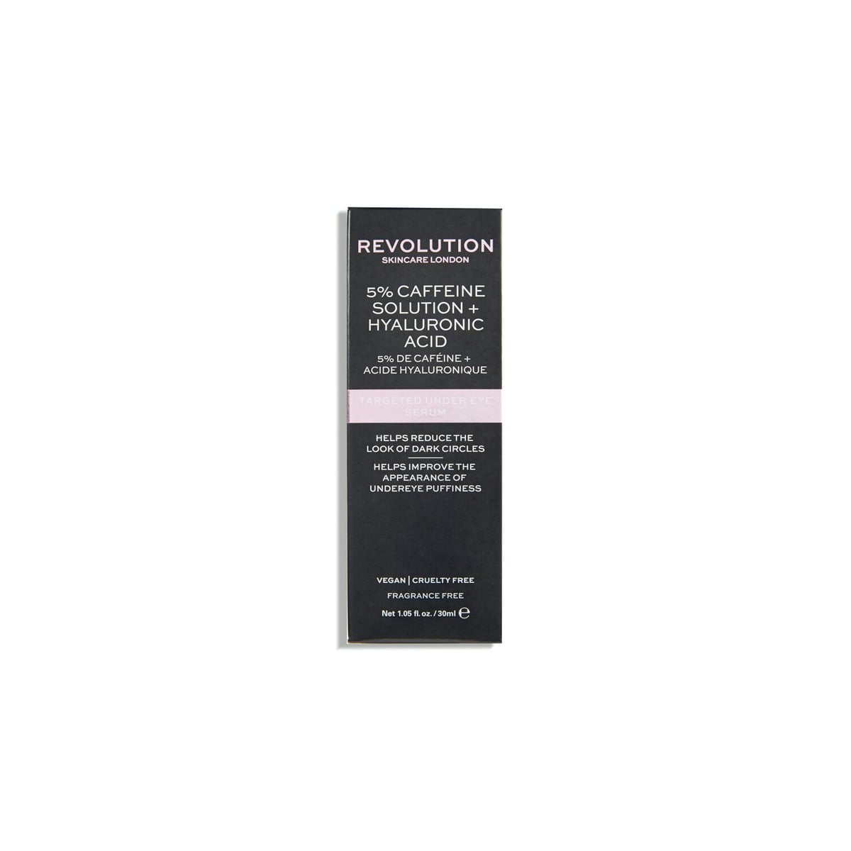 Revolution Skincare Targeted Under Eye Serum – 5% Caffeine + Hyaluronic Acid
