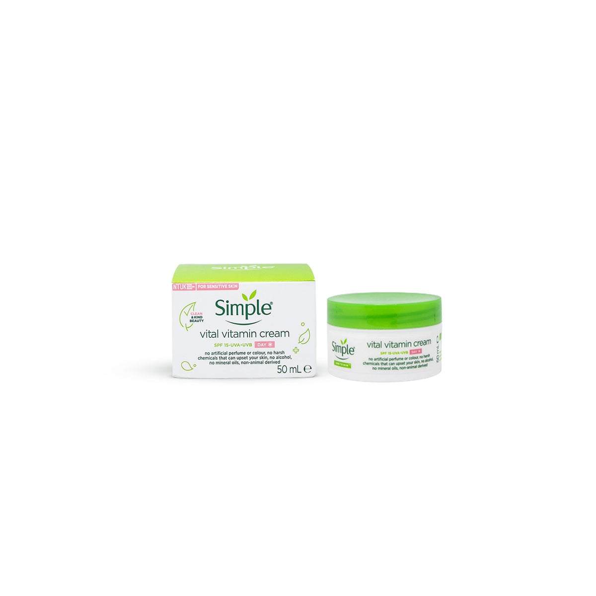 Simple Kind to Skin Vital Vitamin Day Cream SPF15 50ml