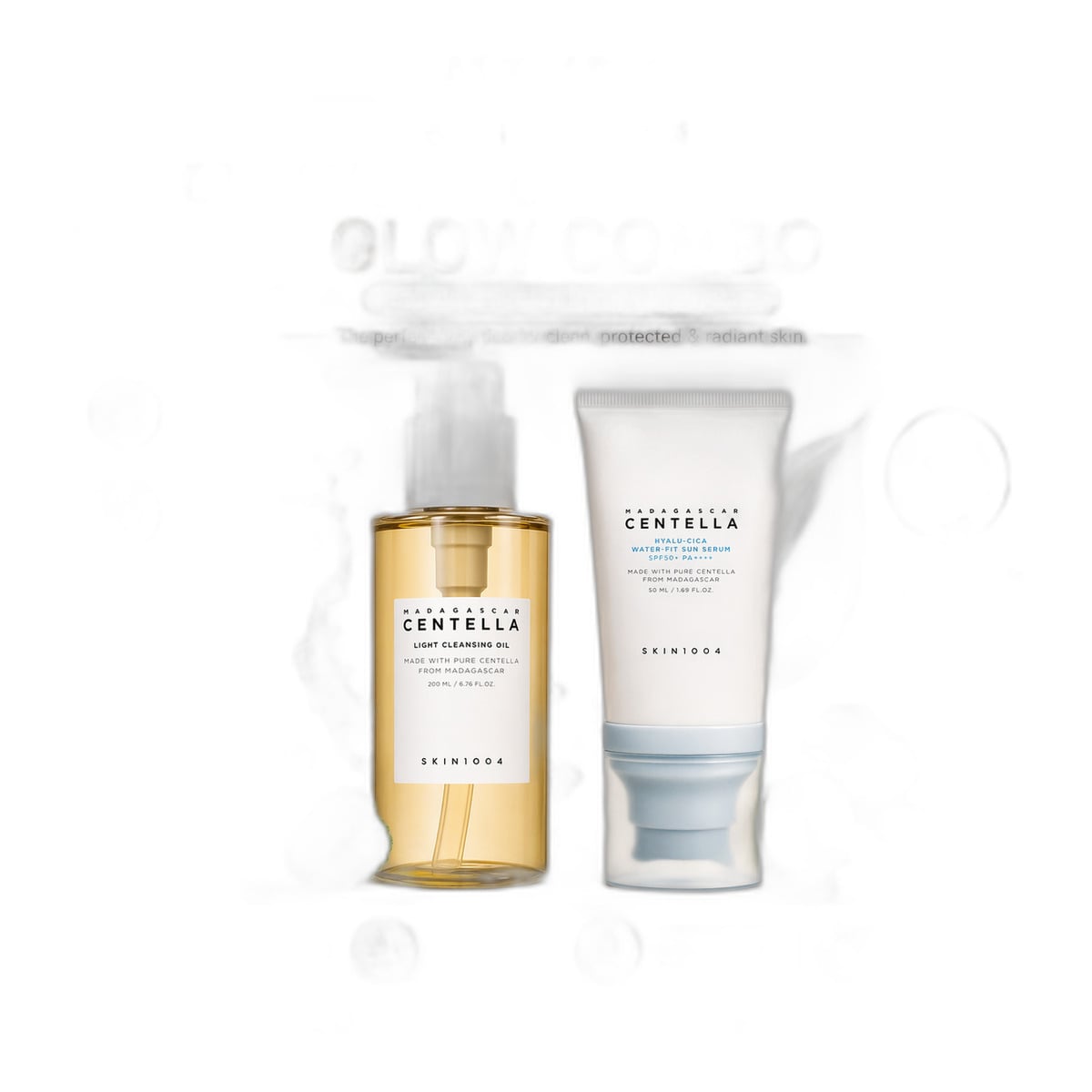 SKIN1004 Cleansing Oil + Sun Serum Glow Combo