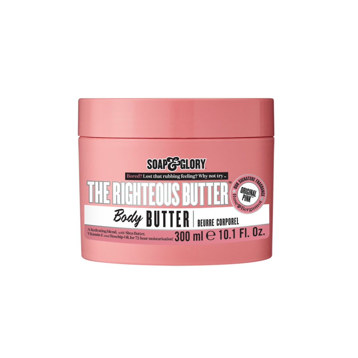Soap & Glory Original Pink The Righteous Butter Moisturising Body Butter – 300ml