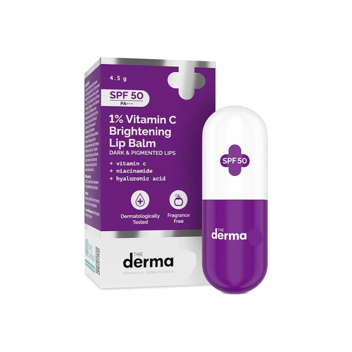 The Derma Co. 1% Kojic Acid Lip Balm SPF 30 For Pigmented Lips, 4 g - Emart Skincare Bangladesh