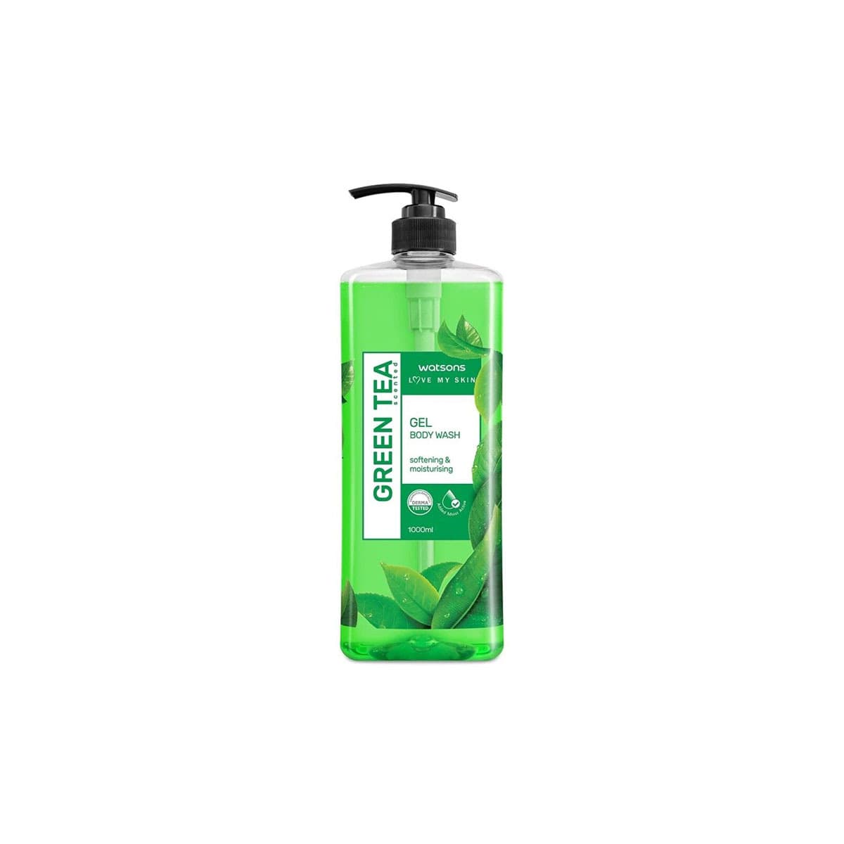 Watsons Green Tea Softening & Moisturising Gel Body Wash – 1000ml - Emart Skincare Bangladesh