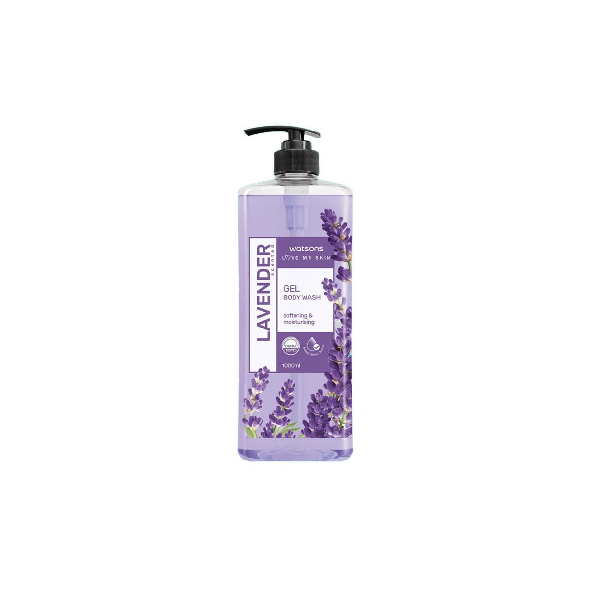 Watsons Lavender Softening & Moisturising Gel Body Wash – 1000ml - Emart Skincare Bangladesh
