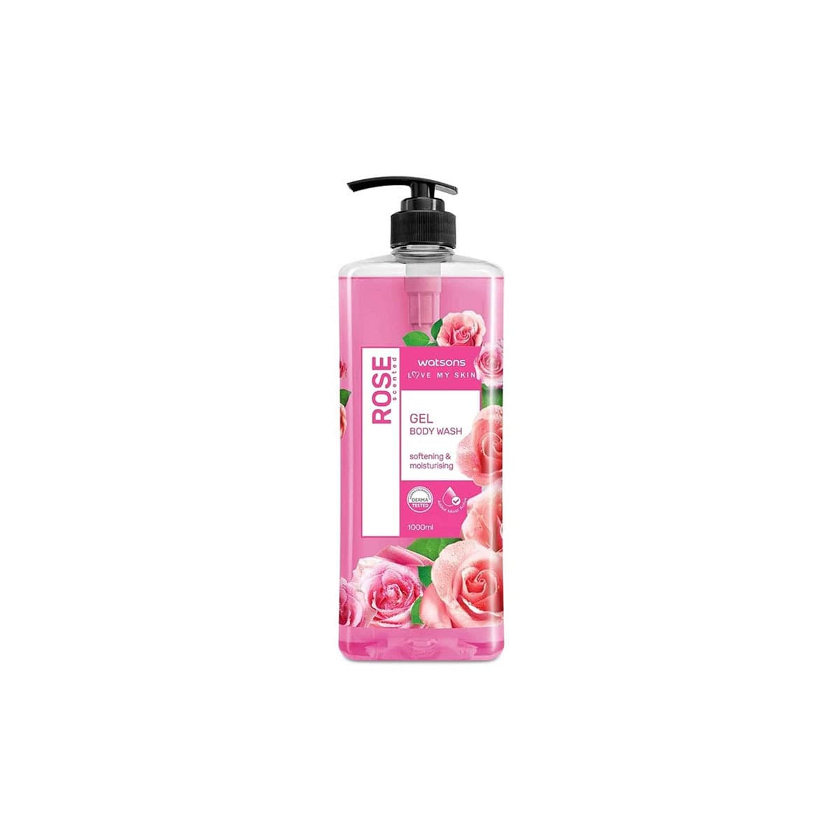 Watsons Rose Softening & Moisturising Gel Body Wash – 1000ml - Emart Skincare Bangladesh
